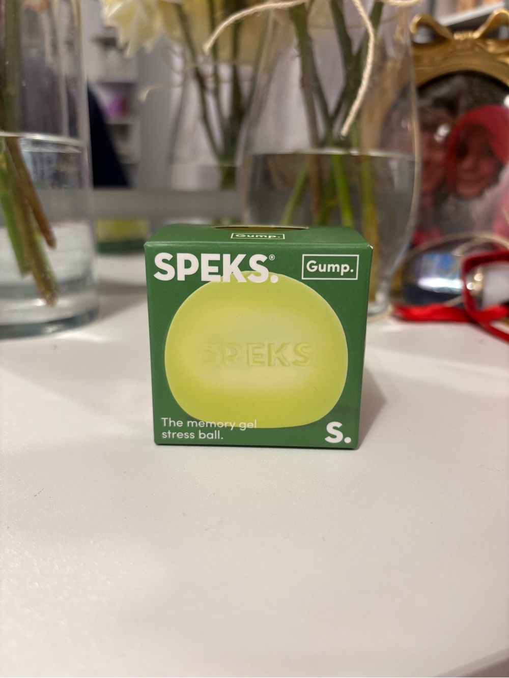 SPEKS Gump Memory Gel Stress Ball - Lime Green